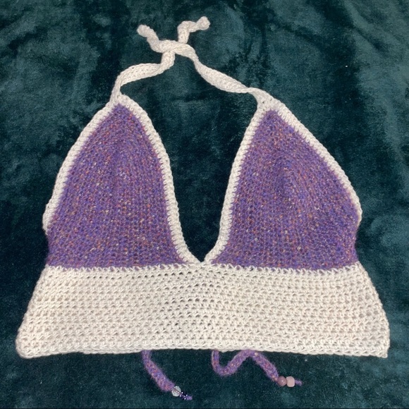 Handmade Crochet Halter Top - Picture 2 of 3